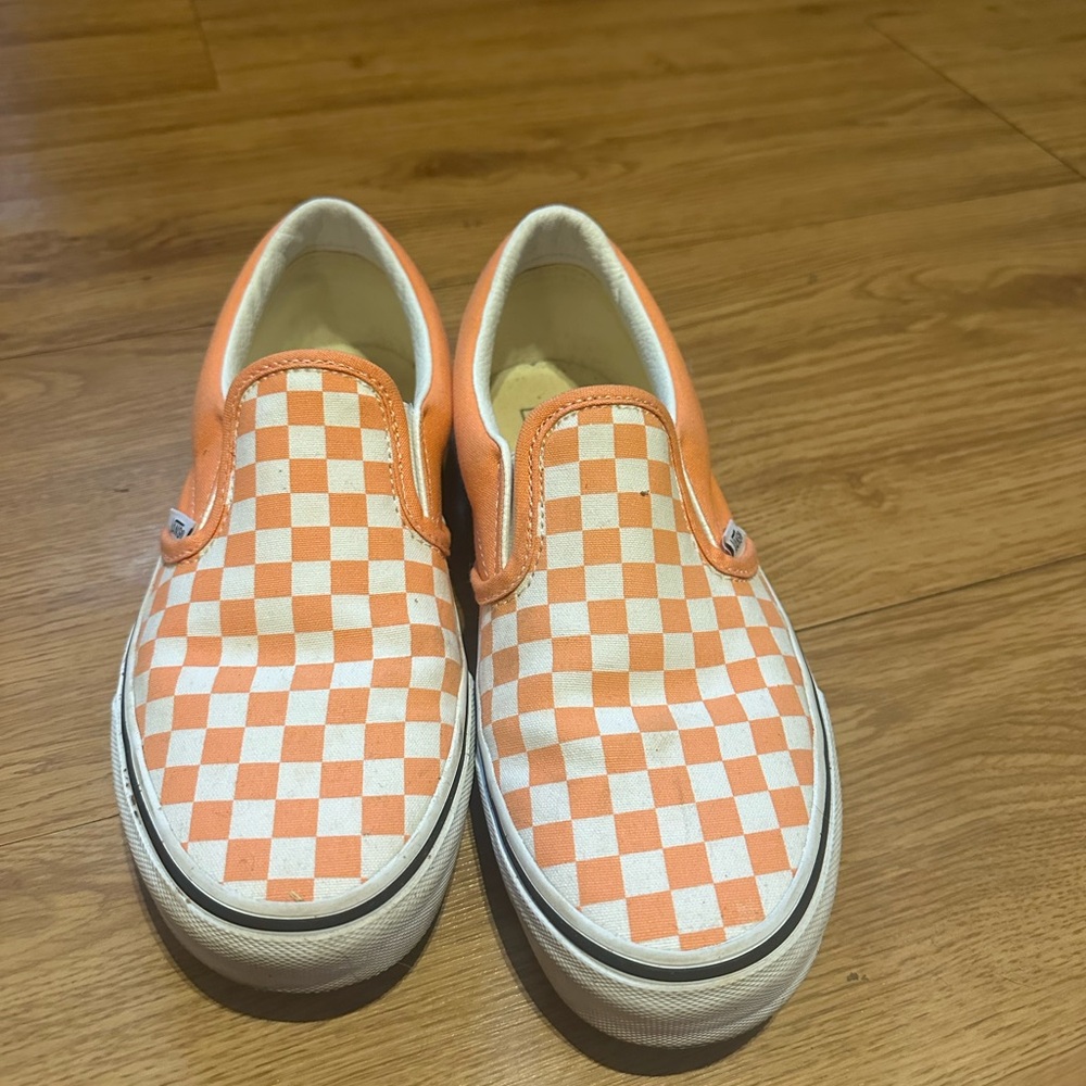 Peach colored Vans